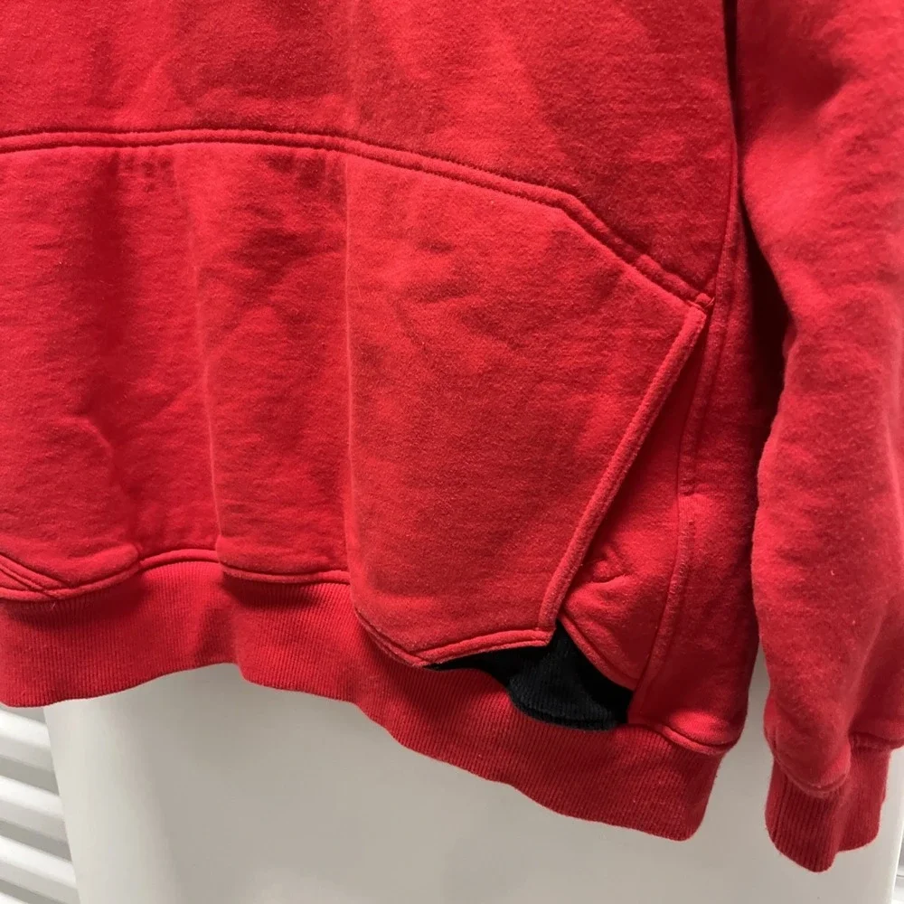 Vintage Y2K Nike Ohio State Buckeyes Mens Hoodie Large Red Sweatshirt College